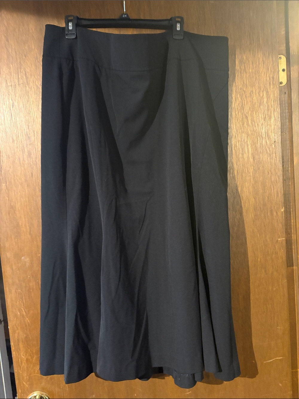 Lane Bryant Black A-Line Maxi Skirt